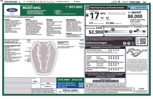 2026 Ford Mustang Dark Horse