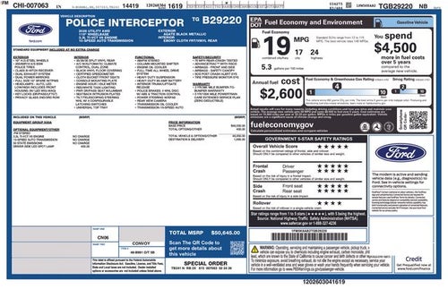 2026 Ford Utility Police Interceptor Base