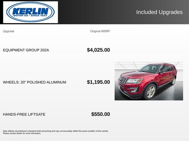 2016 Ford Explorer XLT