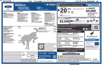 2026 Ford Bronco Big Bend Matte Black Package