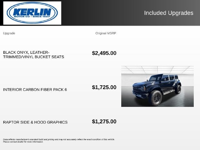 2024 Ford Bronco Raptor 374A