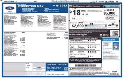2027 Ford Expedition Max Platinum Stealth Performance Package