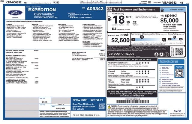 2027 Ford Expedition Platinum
