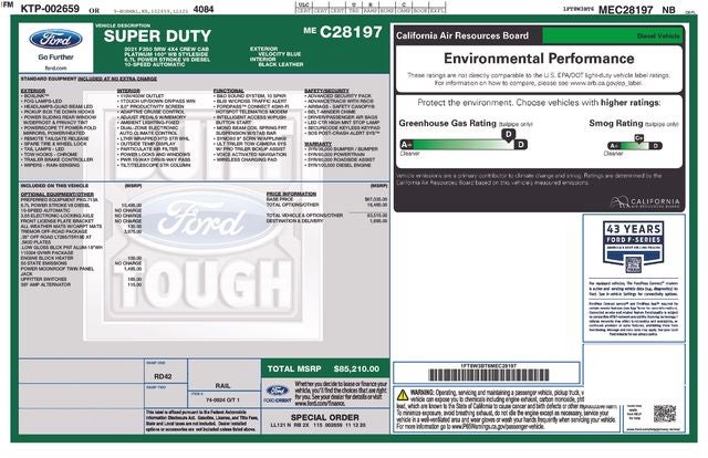 2021 Ford F-350SD Platinum