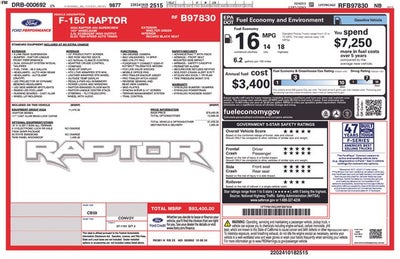 2024 Ford F-150 Raptor 802A 37 Package