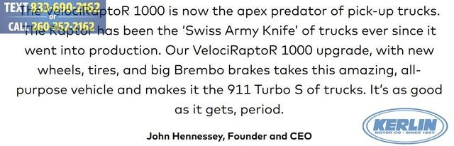 2026 Ford F-150 Raptor R Hennessey VelociraptoR 1000