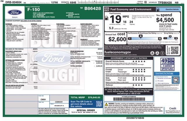 2026 Ford F-150 Lariat Shelby Super Snake
