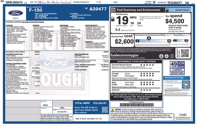 2026 Ford F-150 Lariat