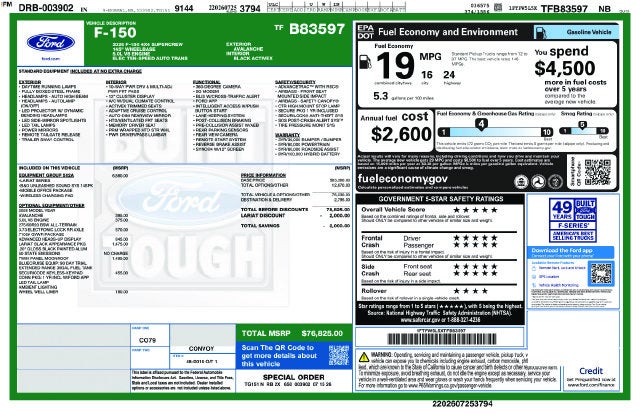 2026 Ford F-150 Lariat
