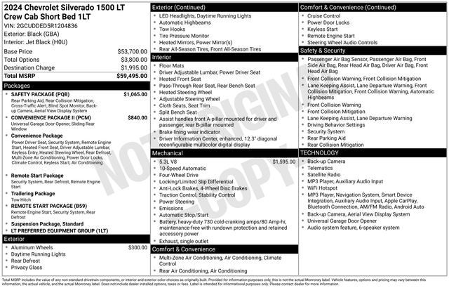 2024 Chevrolet Silverado 1500 LT LT1
