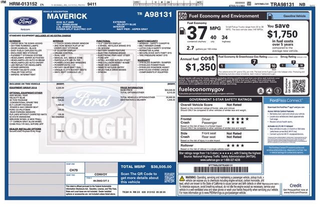2026 Ford Maverick XLT