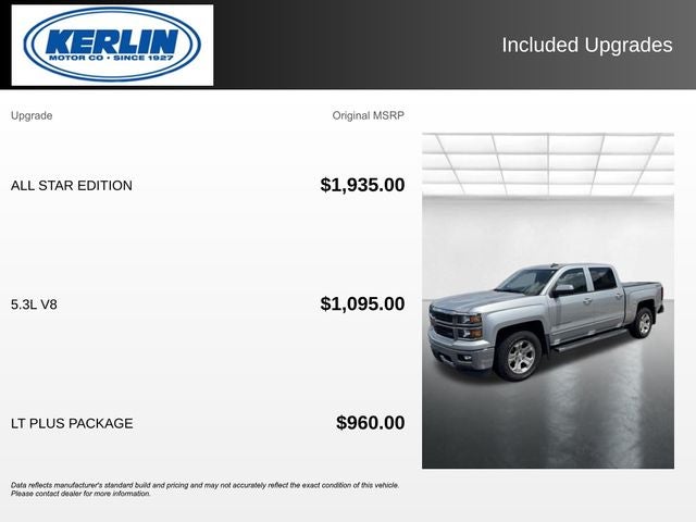 2015 Chevrolet Silverado 1500 LT LT2