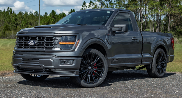 Sherrod Custom Ford F-150 showing custom wheels, stance, and exterior upgrades