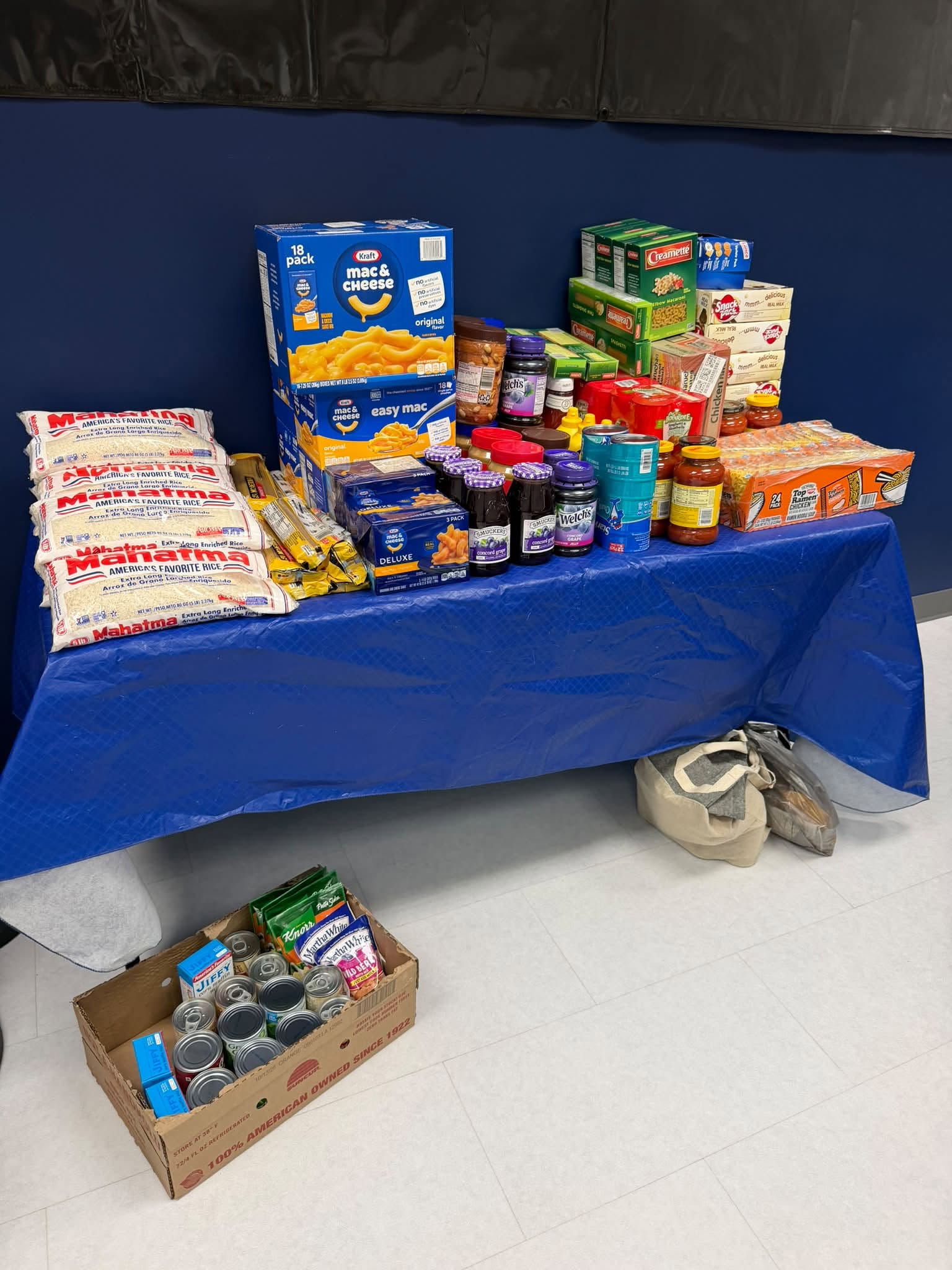Kerlin community food drive