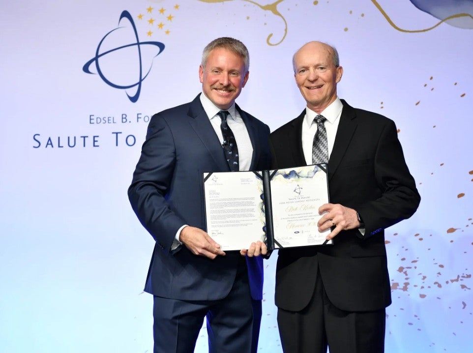 Rick Kerlin with Henry Ford III at the 2026 Ford Salute to Dealers event